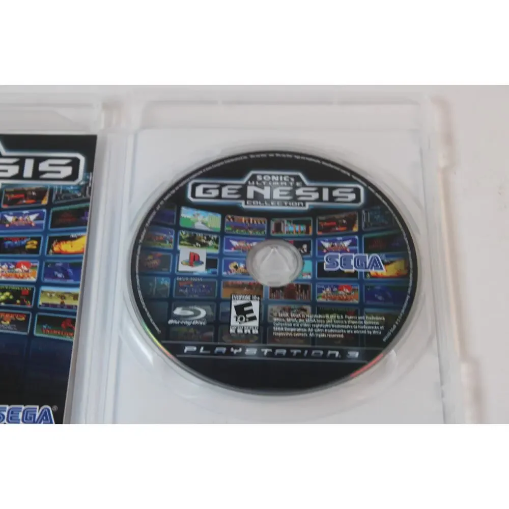 Sonic's Ultimate Genesis Collection (Sony PlayStation 3, PS3 2009) Complete